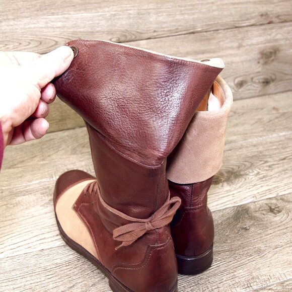 $ 1095 Neiman Marcus GRAVATI Women's 9.5 M Boot 4515 Calf/ Suede * add $15 Trees - Picture 11 of 16